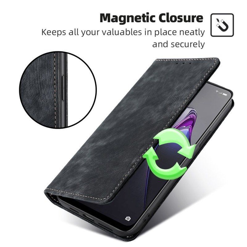 Etui Na Telefon do Oppo Reno 8 Etui Folio Stylizowana Sztuczna Skóra