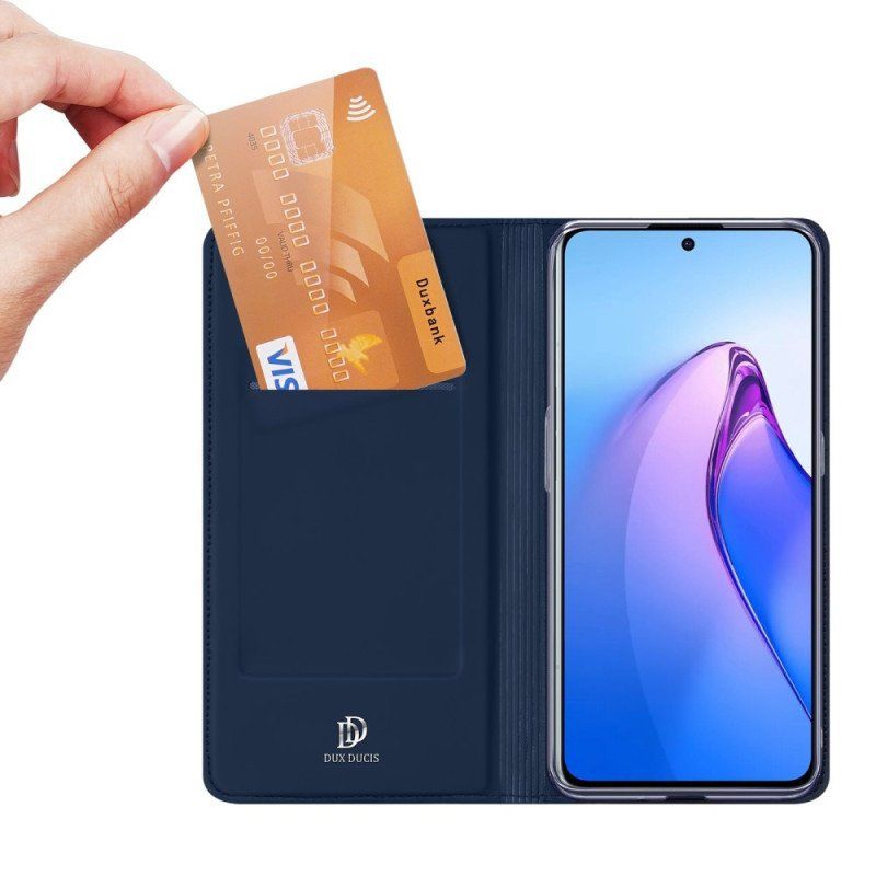 Etui Na Telefon do Oppo Reno 8 Pro Etui Folio Skin Pro Dux Ducis