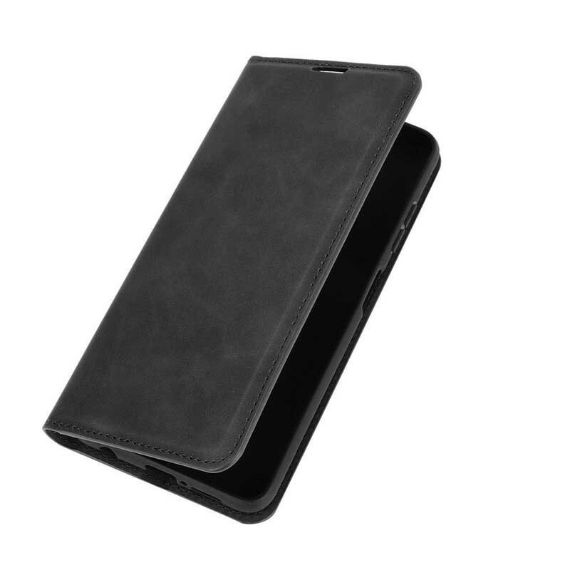 Etui Na Telefon do Poco X3 / X3 Pro / X3 NFC Etui Folio Efekt Miękkiej Skóry