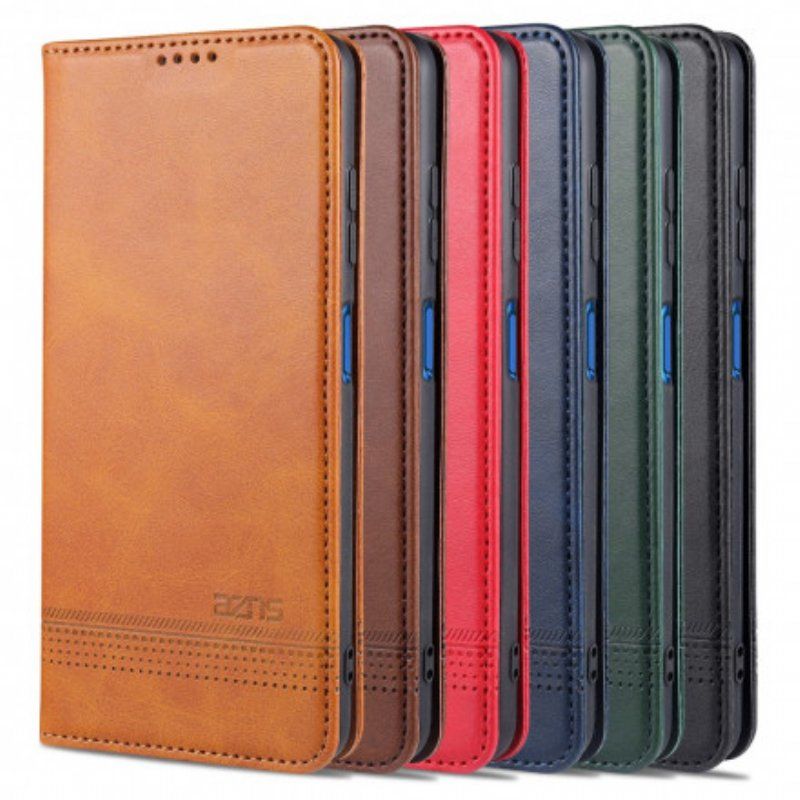 Etui Na Telefon do Poco X3 / X3 Pro / X3 NFC Etui Folio Stylizacja Skóry Azns