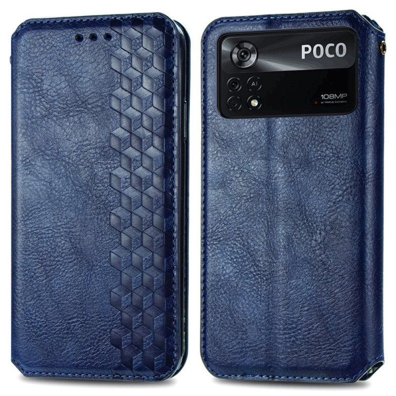 Etui Na Telefon do Poco X4 Pro 5G Etui Folio Kostki 3d