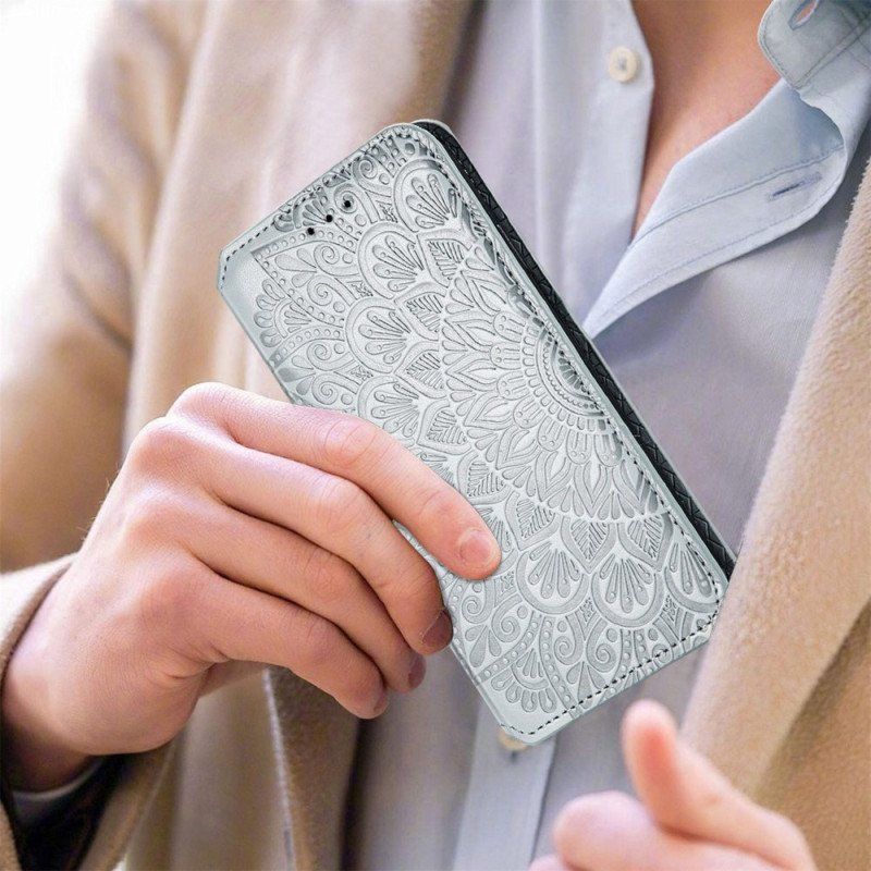 Etui Na Telefon do Poco X4 Pro 5G Etui Folio Plemienne Liście