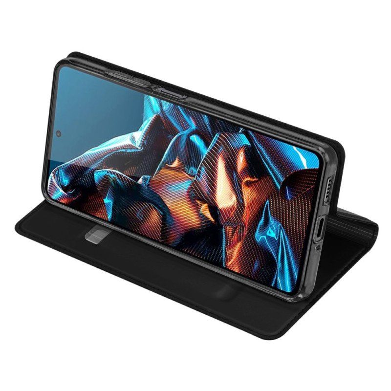 Etui Na Telefon do Poco X5 Pro 5G Etui Folio Skin Pro Dux Ducis