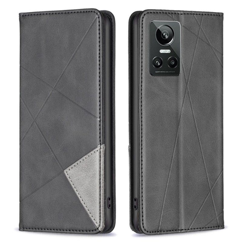 Etui Na Telefon do Realme GT Neo 3 Etui Folio Linie Geometryczne