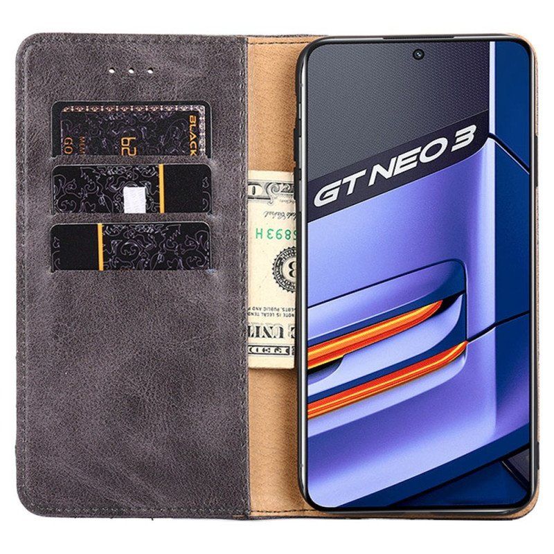 Etui Na Telefon do Realme GT Neo 3 Etui Folio Sztuczna Skóra W Stylu Vintage