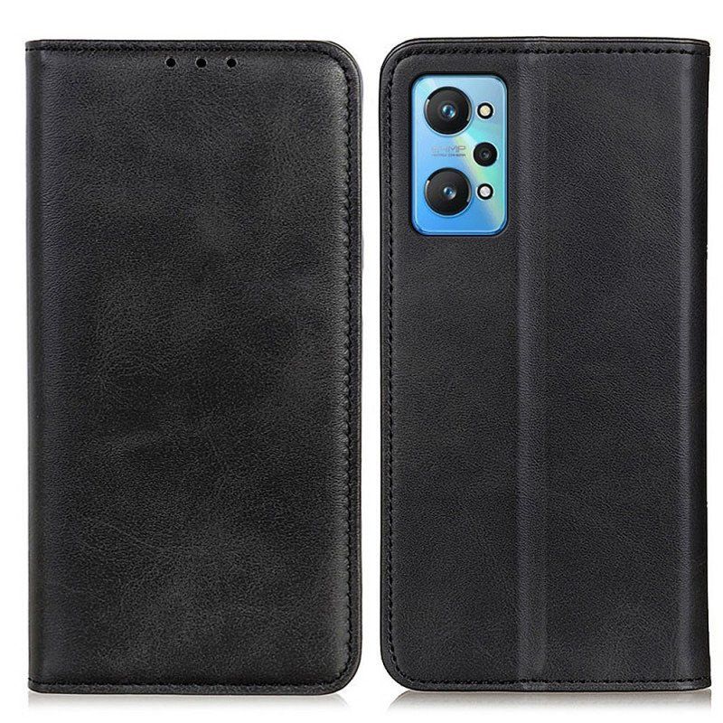 Etui Na Telefon do Realme GT Neo 3T / Neo 2 Etui Folio Elegancka Dwoina Skórzana