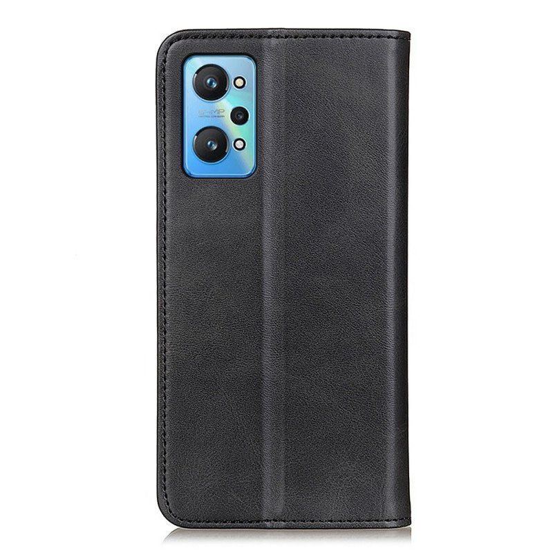 Etui Na Telefon do Realme GT Neo 3T / Neo 2 Etui Folio Elegancka Dwoina Skórzana