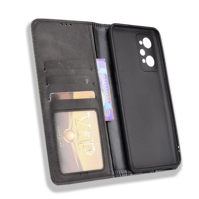 Etui Na Telefon do Realme GT Neo 3T / Neo 2 Etui Folio Stylizowany Efekt Skóry W Stylu Vintage