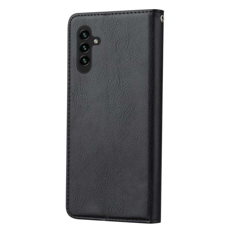 Etui Na Telefon do Samsung Galaxy A13 5G / A04s Etui Folio Etui Na Karty Ze Sztucznej Skóry