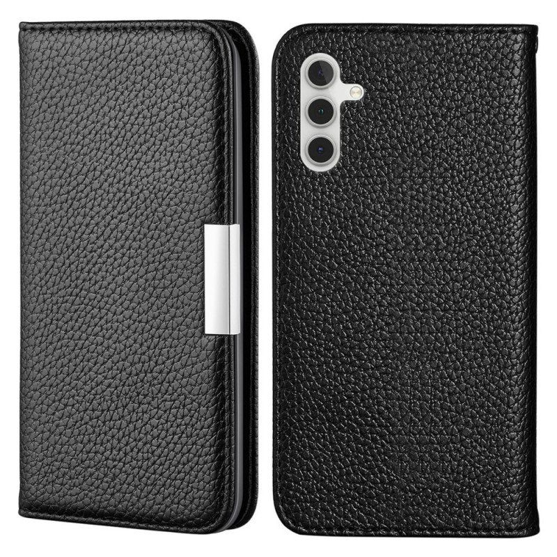 Etui Na Telefon do Samsung Galaxy A13 5G / A04s Etui Folio Liczi Ze Sztucznej Skóry Ultra Szykowny