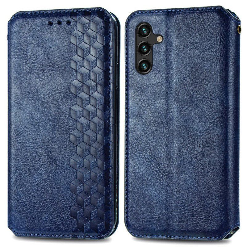 Etui Na Telefon do Samsung Galaxy A13 5G / A04s Etui Folio Skórzany Efekt Diamentowej Tekstury