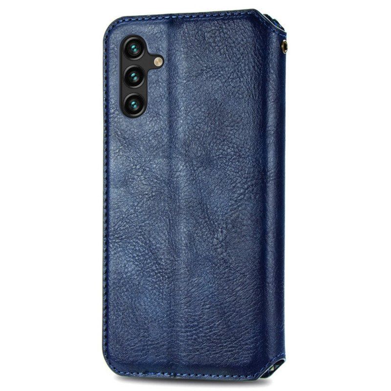 Etui Na Telefon do Samsung Galaxy A13 5G / A04s Etui Folio Skórzany Efekt Diamentowej Tekstury