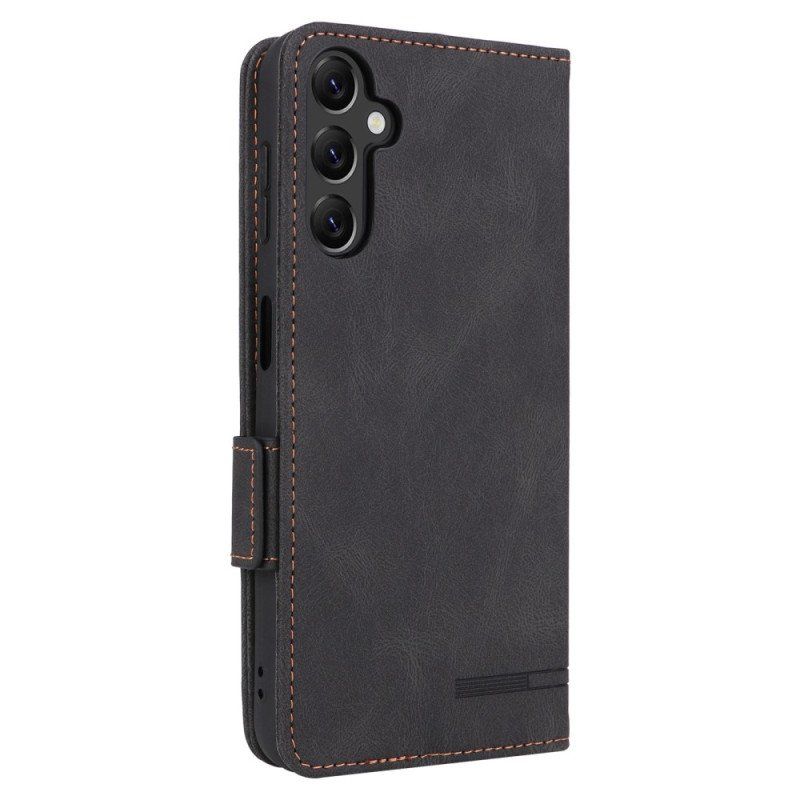 Etui Na Telefon do Samsung Galaxy A14 / A14 5G Etui Folio Rzemienna Tekstura