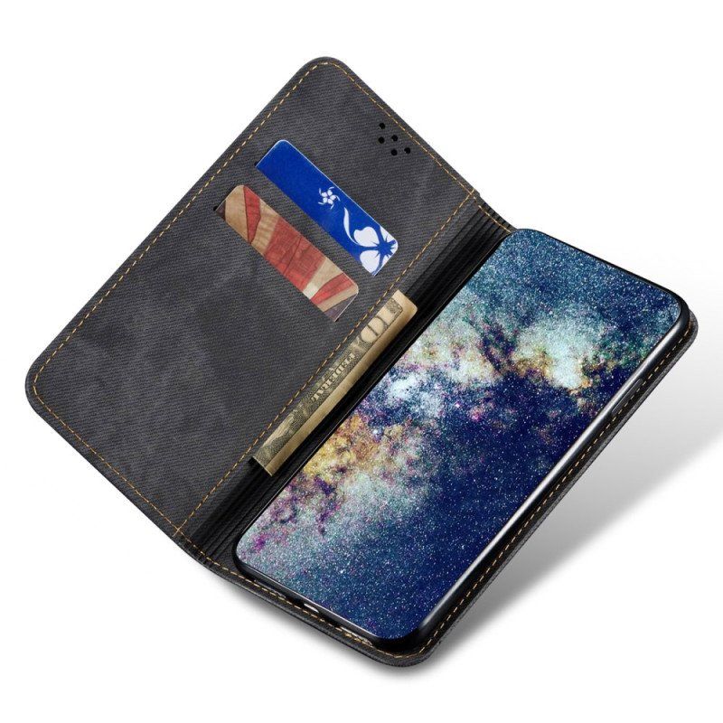 Etui Na Telefon do Samsung Galaxy A14 / A14 5G Etui Folio Tkanina Dżinsowa