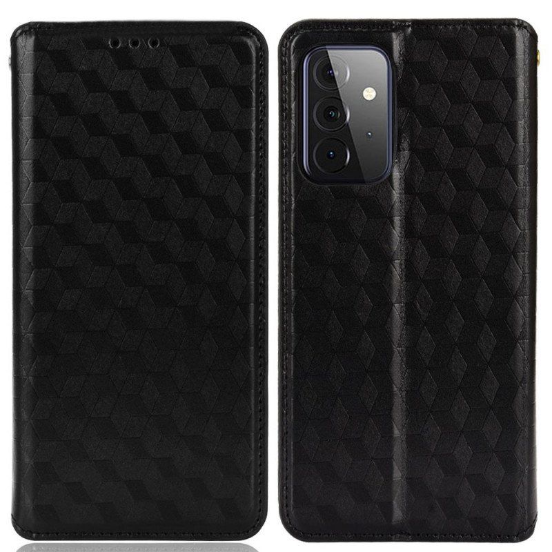 Etui Na Telefon do Samsung Galaxy A53 5G Etui Folio Efekt Diamentowej Skóry 3d