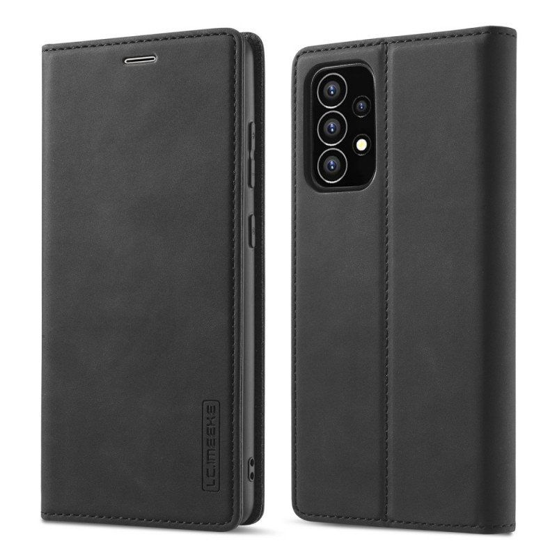 Etui Na Telefon do Samsung Galaxy A53 5G Etui Folio Lc.imeeke Efekt Skóry