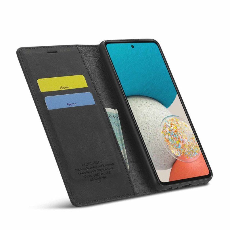 Etui Na Telefon do Samsung Galaxy A53 5G Etui Folio Lc.imeeke Efekt Skóry