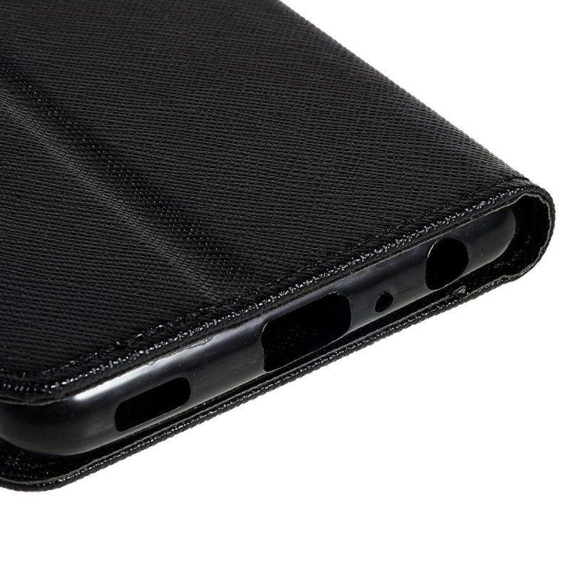 Etui Na Telefon do Samsung Galaxy A53 5G Etui Folio Teksturowana Sztuczna Skóra