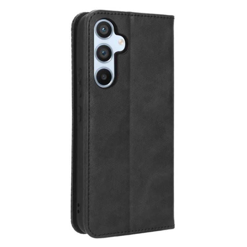 Etui Na Telefon do Samsung Galaxy A54 5G Etui Folio Stylizowany Skórzany Styl