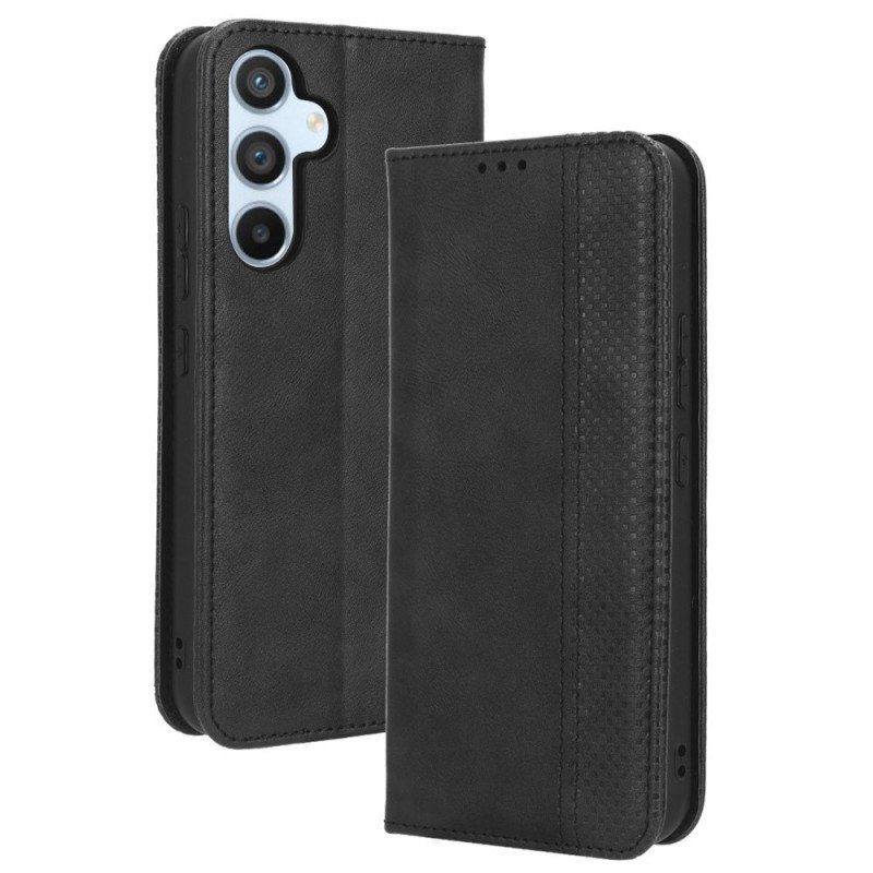 Etui Na Telefon do Samsung Galaxy A54 5G Etui Folio Stylizowany Skórzany Styl