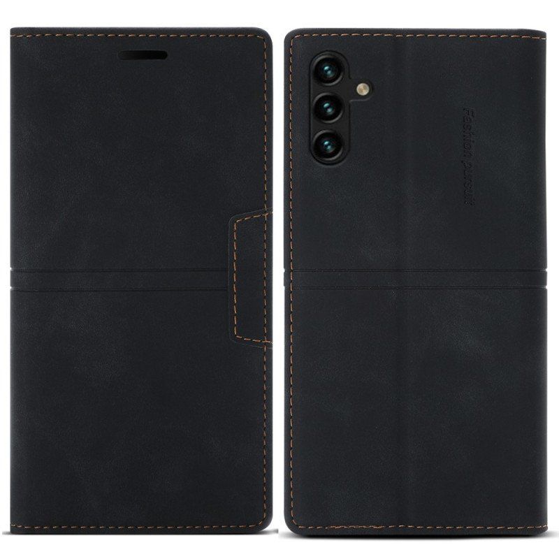 Etui Na Telefon do Samsung Galaxy A54 5G Etui Folio Stylowa Skórzana Moda