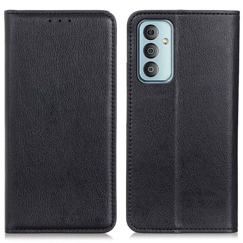 Etui Na Telefon do Samsung Galaxy M13 Etui Folio Skóra Dwoinowa Liczi