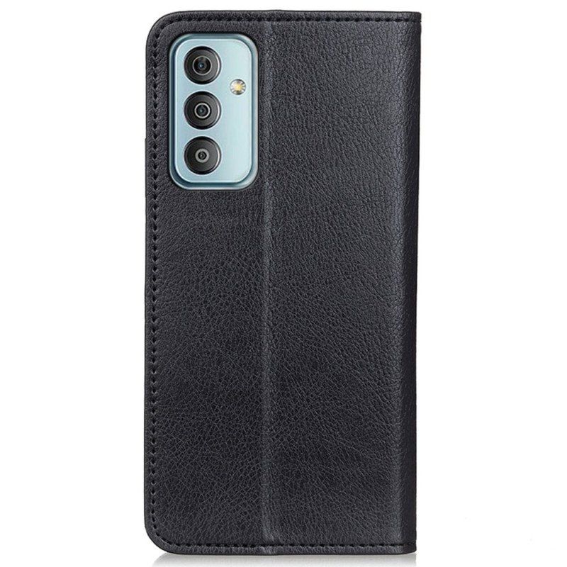 Etui Na Telefon do Samsung Galaxy M13 Etui Folio Skóra Dwoinowa Liczi