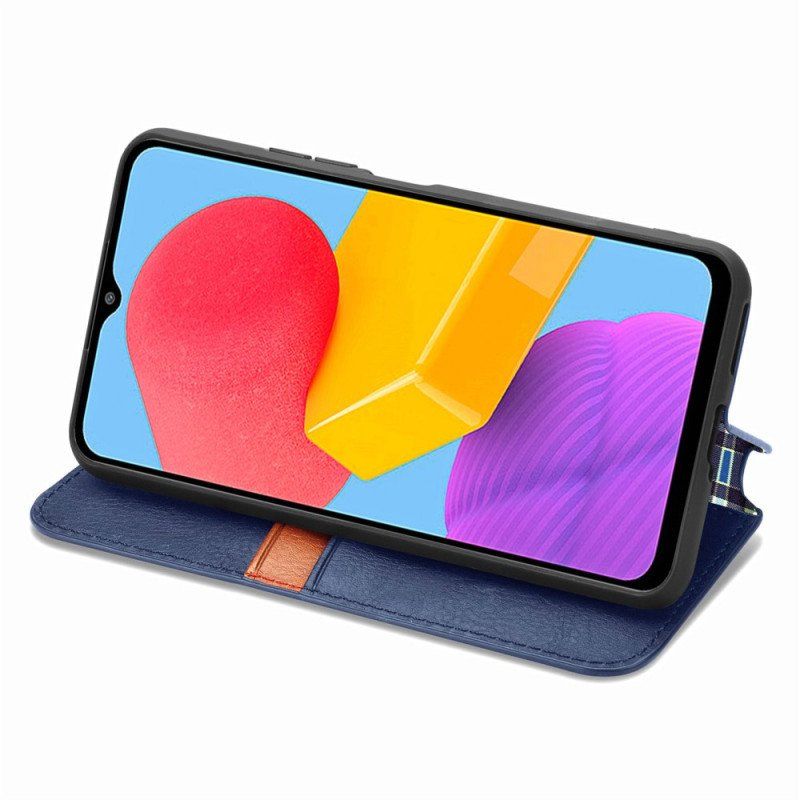 Etui Na Telefon do Samsung Galaxy M13 Etui Folio Wzór Z Efektem Skóry