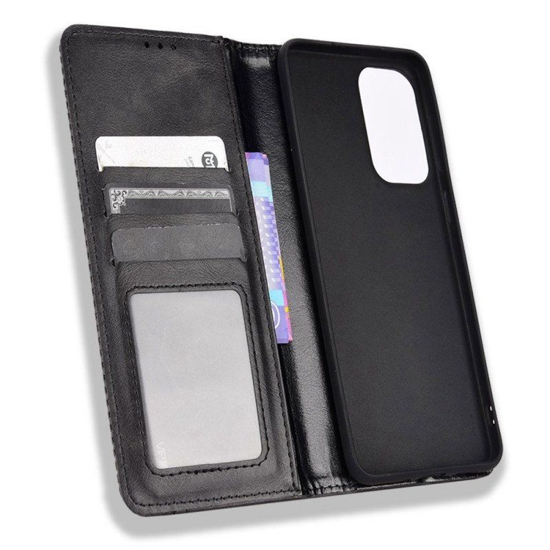 Etui Na Telefon do Samsung Galaxy M23 5G Etui Folio Stylizowany Efekt Skóry W Stylu Vintage