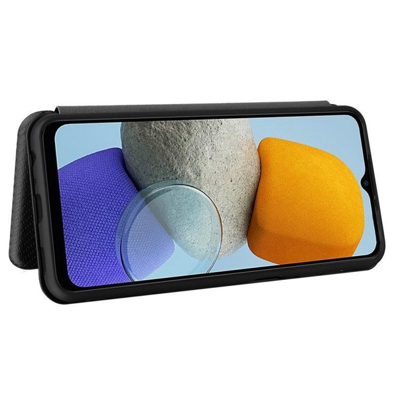 Etui Na Telefon do Samsung Galaxy M23 5G Etui Folio Włókno Węglowe