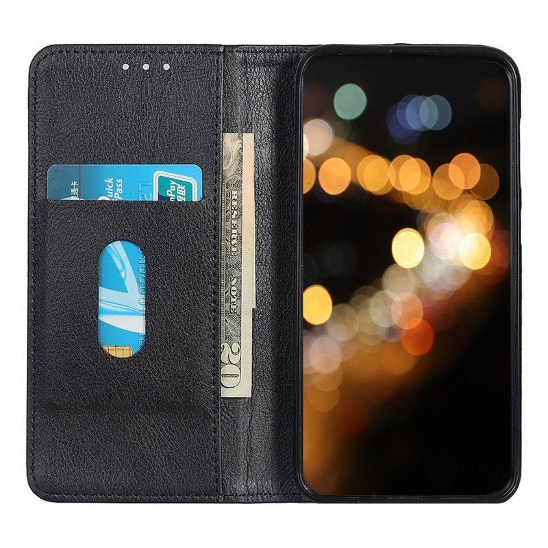 Etui Na Telefon do Samsung Galaxy M33 5G Etui Folio Skóra Dwoinowa Liczi