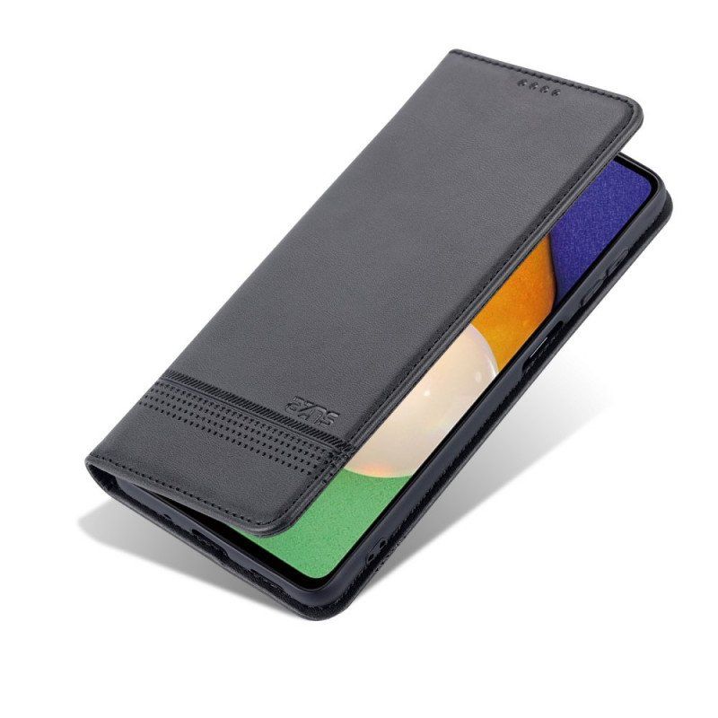 Etui Na Telefon do Samsung Galaxy M52 5G Etui Folio Efekt Skóry Azns