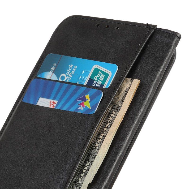 Etui Na Telefon do Samsung Galaxy M52 5G Etui Folio Elegancka Skóra