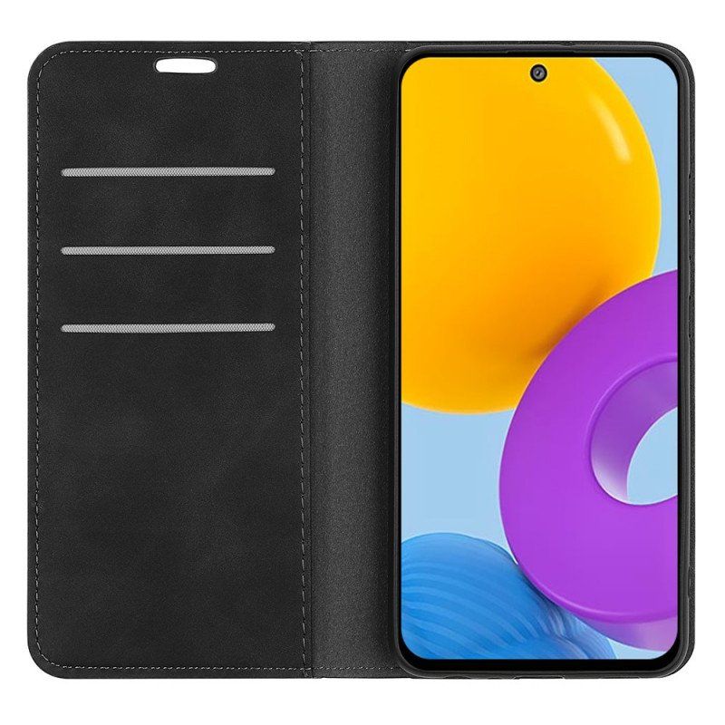 Etui Na Telefon do Samsung Galaxy M52 5G Etui Folio Skóra Biszkoptowa