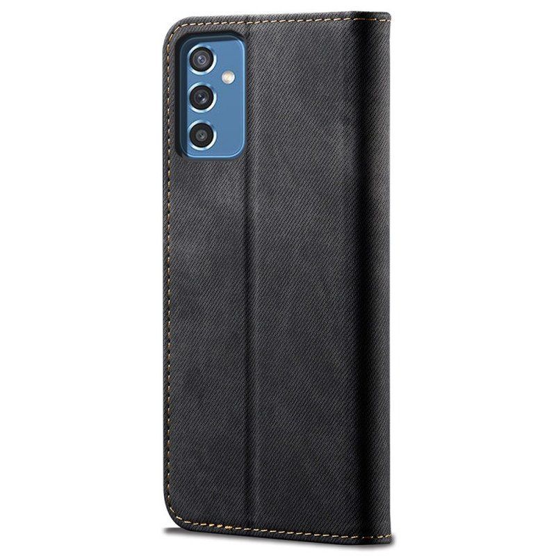 Etui Na Telefon do Samsung Galaxy M52 5G Etui Folio Tkanina Dżinsowa