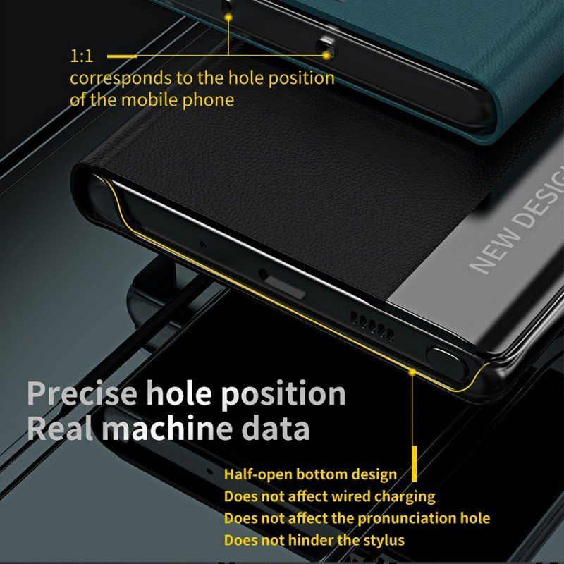 Etui Na Telefon do Samsung Galaxy M53 5G Etui Folio Nowy Projekt Ze Sztucznej Skóry