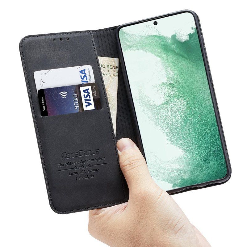 Etui Na Telefon do Samsung Galaxy S22 5G Etui Folio Casedance Ze Sztucznej Skóry