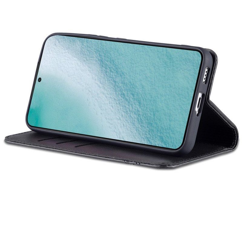 Etui Na Telefon do Samsung Galaxy S22 5G Etui Folio Stylizacja Skóry Azns