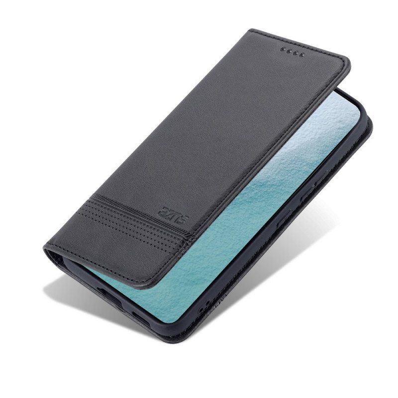 Etui Na Telefon do Samsung Galaxy S22 5G Etui Folio Stylizacja Skóry Azns