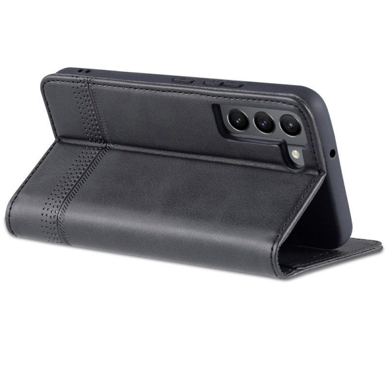 Etui Na Telefon do Samsung Galaxy S22 5G Etui Folio Stylizacja Skóry Azns