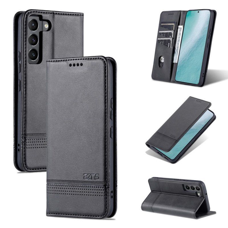 Etui Na Telefon do Samsung Galaxy S22 5G Etui Folio Stylizacja Skóry Azns