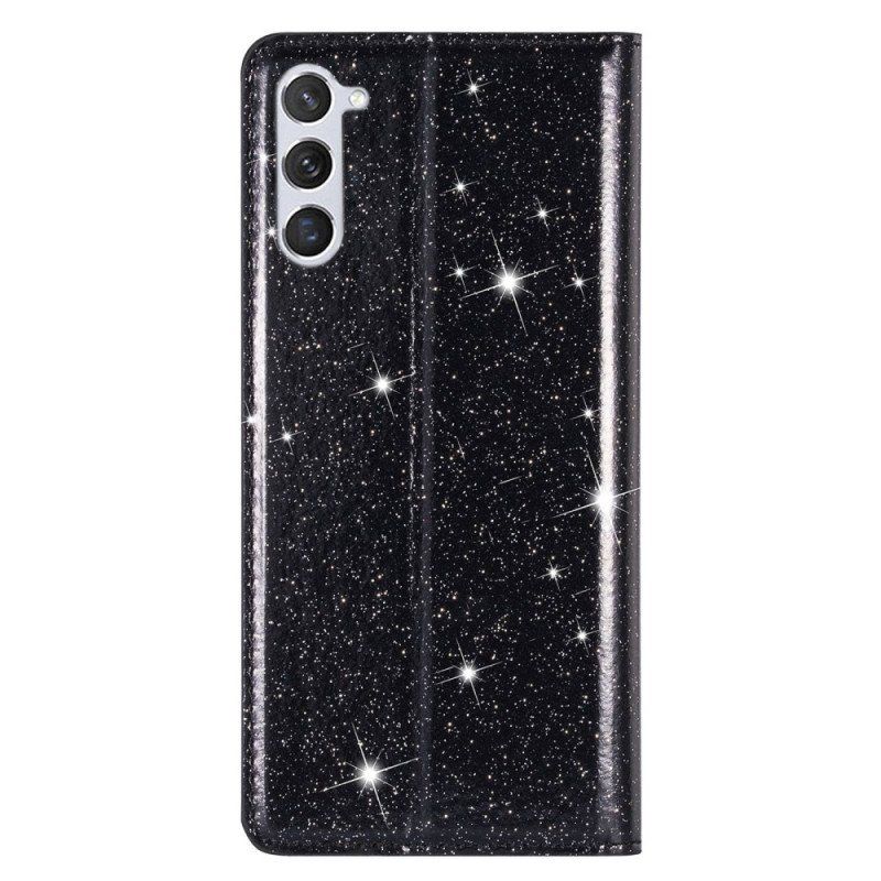 Etui Na Telefon do Samsung Galaxy S23 5G Etui Folio Cekinowy Styl