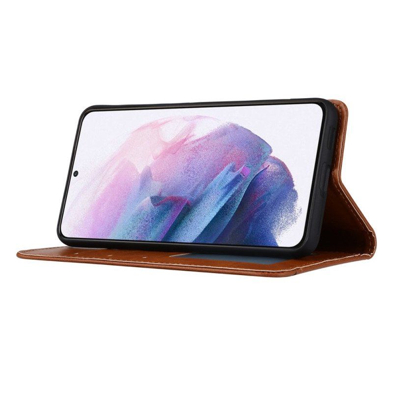 Etui Na Telefon do Samsung Galaxy S23 5G Etui Folio Etui Na Karty Ze Sztucznej Skóry