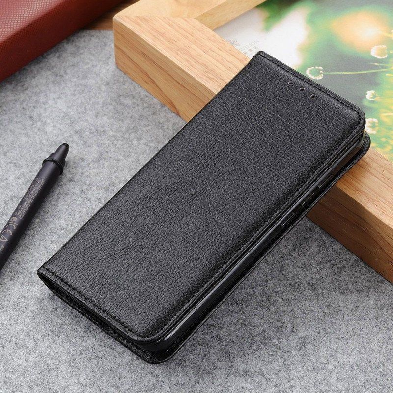 Etui Na Telefon do Samsung Galaxy S23 5G Etui Folio Skóra Dwoinowa Liczi