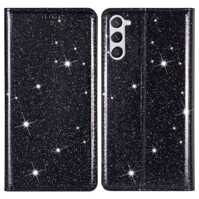 Etui Na Telefon do Samsung Galaxy S23 Plus 5G Etui Folio Cekinowy Styl