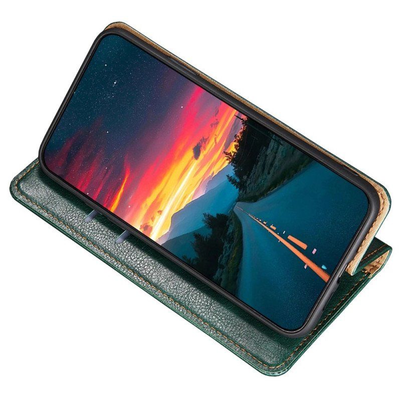 Etui Na Telefon do Samsung Galaxy S23 Plus 5G Etui Folio Przeszycia Ze Sztucznej Skóry