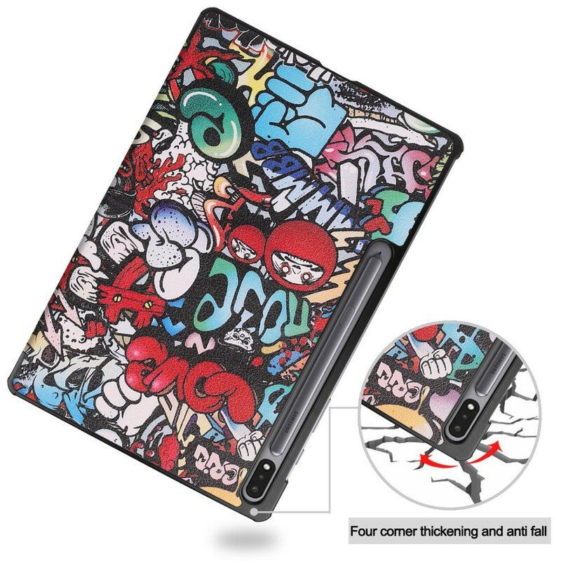 Etui Na Telefon do Samsung Galaxy Tab S8 Plus / Tab S7 Plus Ulepszone Graffiti