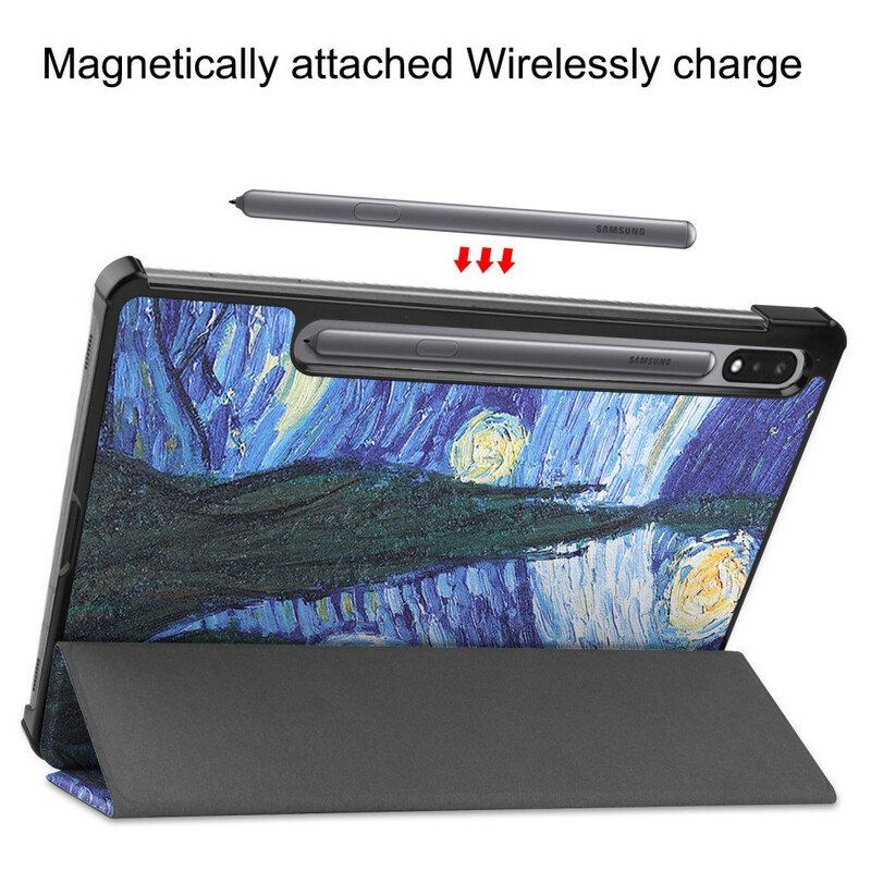 Etui Na Telefon do Samsung Galaxy Tab S8 / Tab S7 Obsadka Do Pióra Starry Night