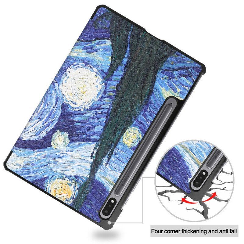 Etui Na Telefon do Samsung Galaxy Tab S8 / Tab S7 Obsadka Do Pióra Starry Night