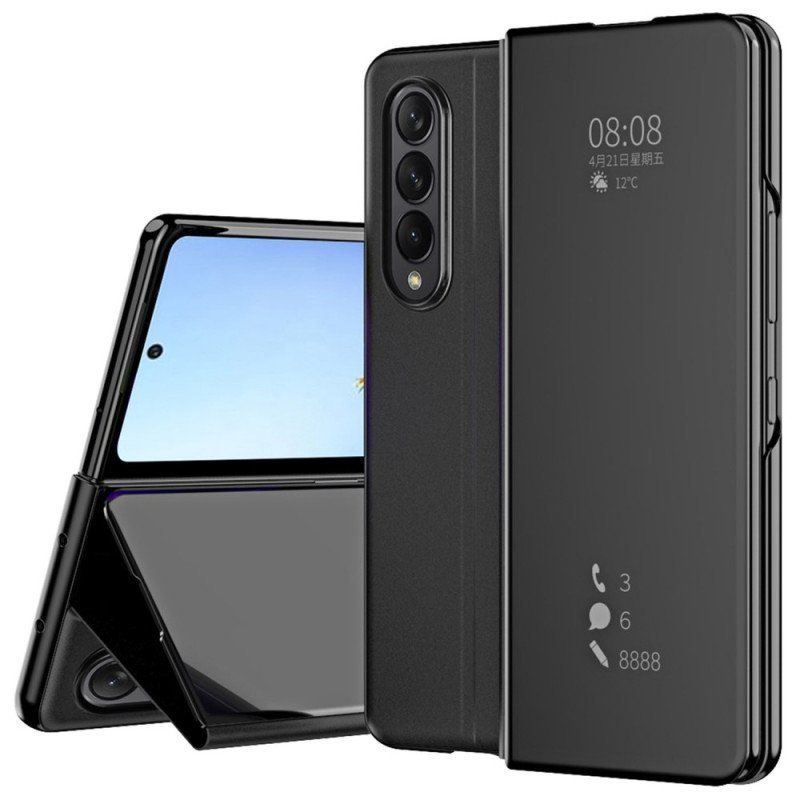 Etui Na Telefon do Samsung Galaxy Z Fold 4 Etui Folio Lustro I Przejrzystość